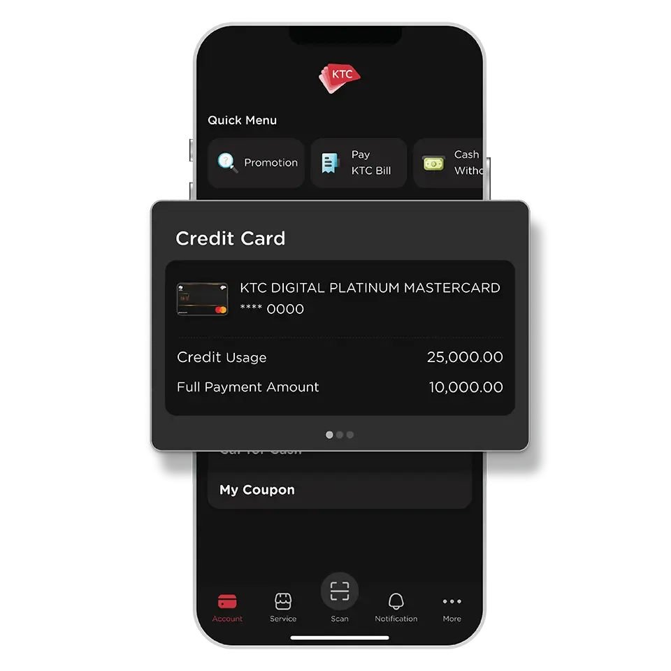 Select KTC DIGITAL Credit Card