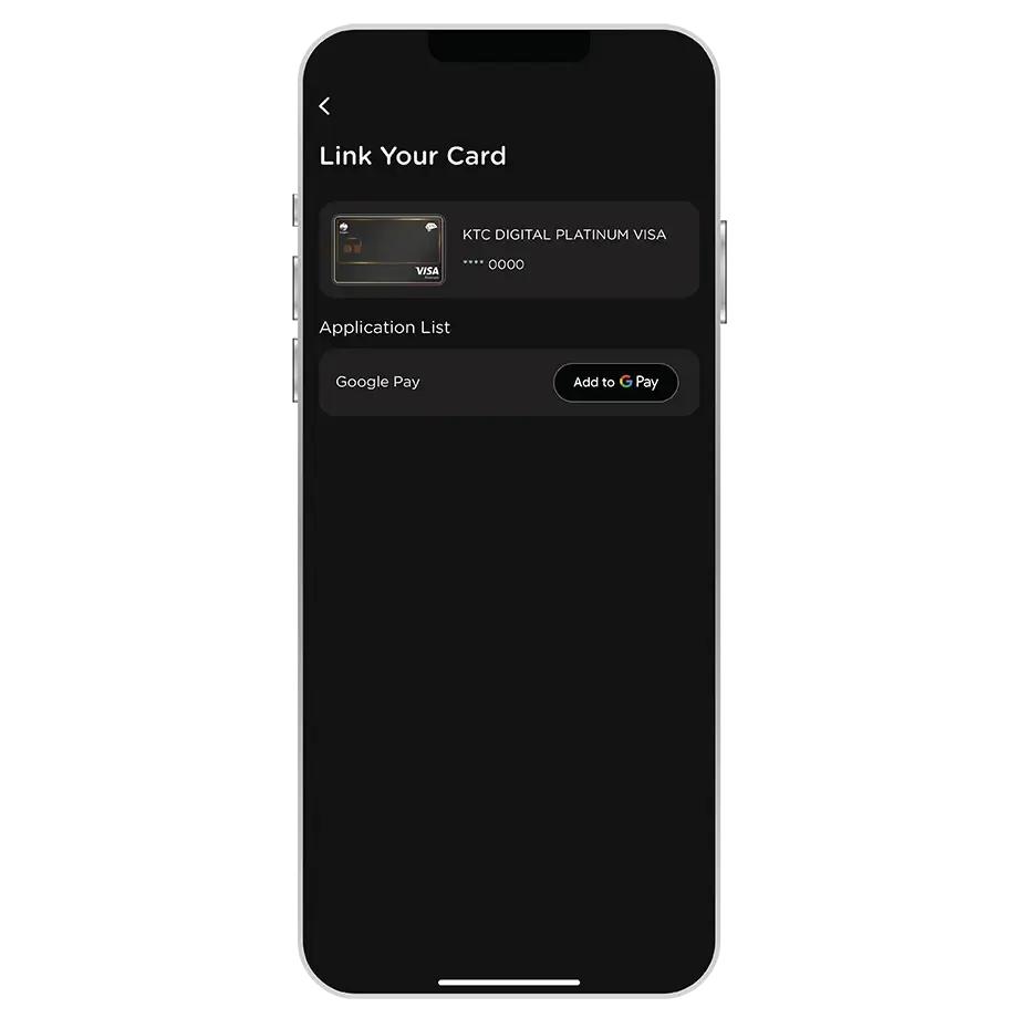 Select "Google Pay" service