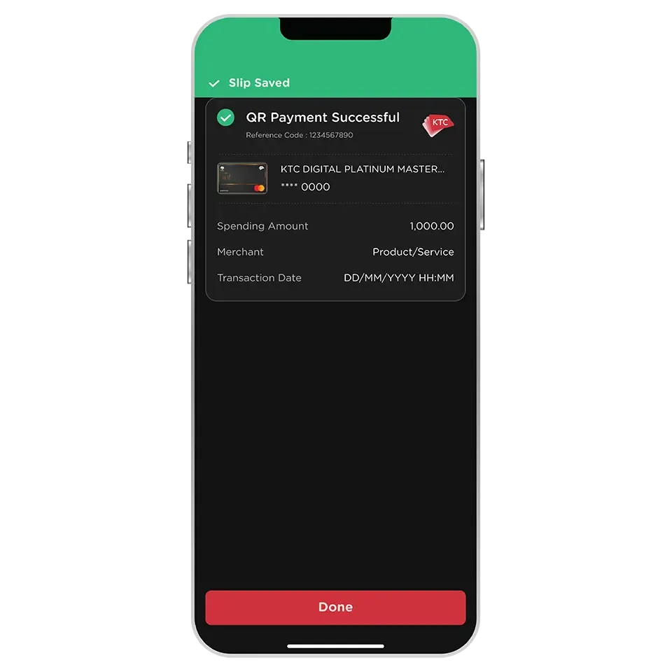 QR Payment successful