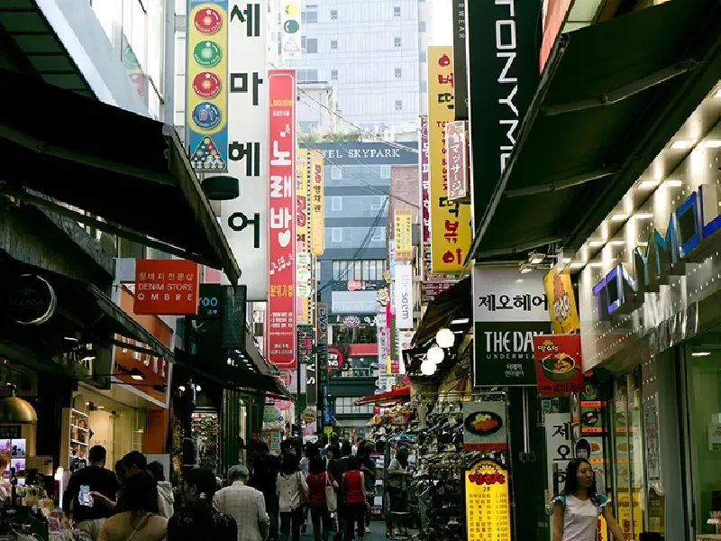 ตลาดเกาหลี