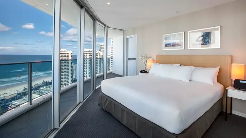 โรงแรมติดทะเลในโกลด์โคสต์ Hilton Surfers Paradise Hotel
