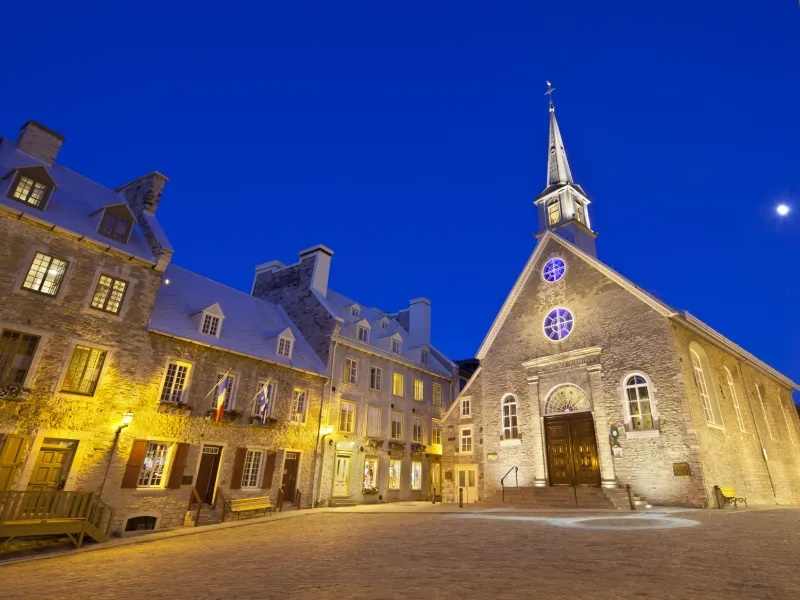 โบสถ์นอทร์ดาม เด วิกตัวร์  ควิเบก ที่เที่ยวที่ต้องห้ามพลาด ประเทศแคนาดา