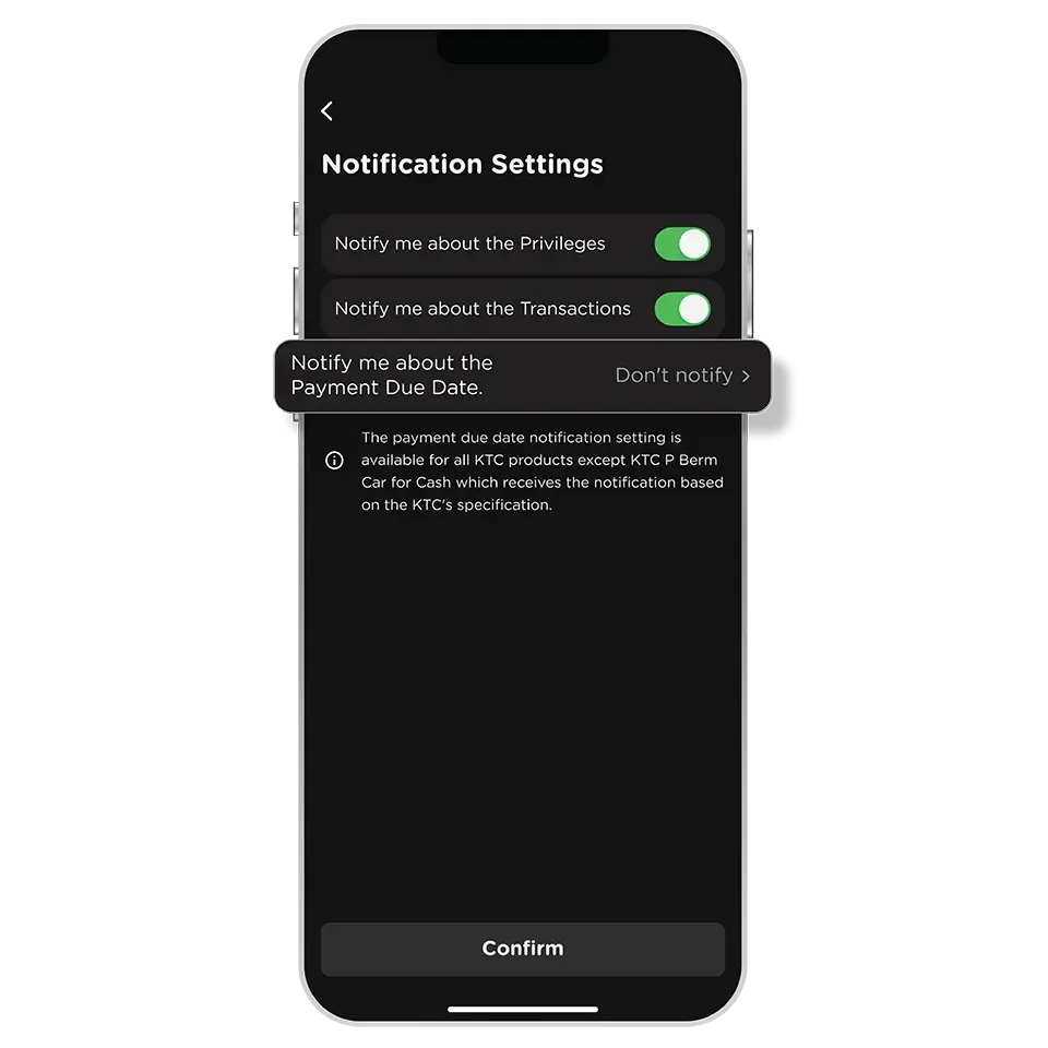 Select “Due date”