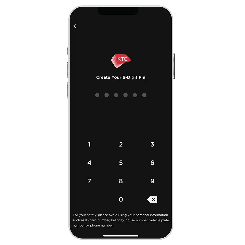 Create and confirm an ATM PIN